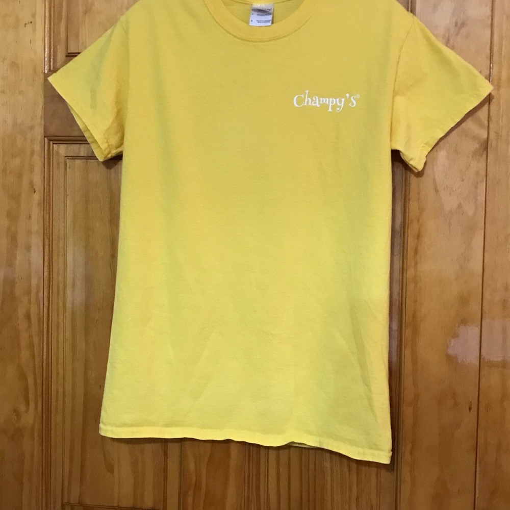 Champy's Fried Chicken Yellow T-shirt
Blues, Brews and Bird  
Small 
100% Cotton - Picture 7 of 8